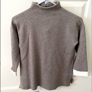 Tahari Mock Neck Sweater